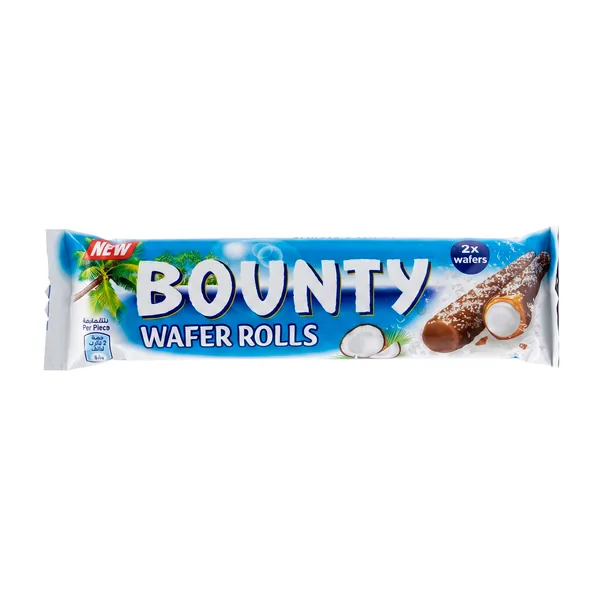 Bounty, вафельный батончик с кокосовой начинкой, 57 г