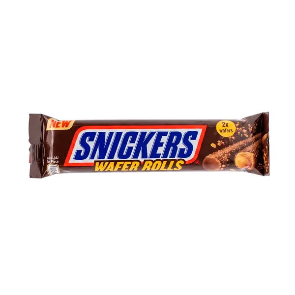 Snickers, вафельный батончик с арахисом и карамелью, 50 г