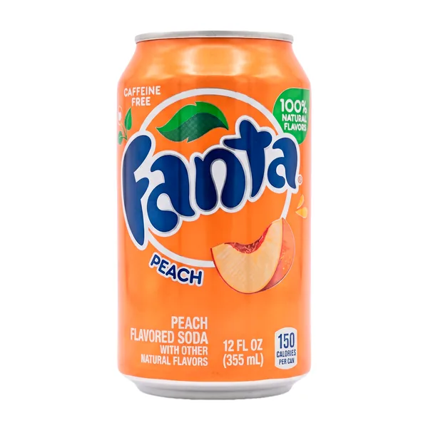 Fanta со вкусом персика, 355 мл
