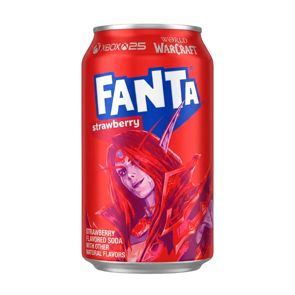 Fanta со вкусом клубники, 355 мл