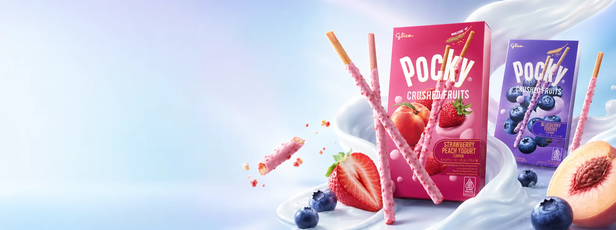 Палочки Pocky с ягодными вкусами