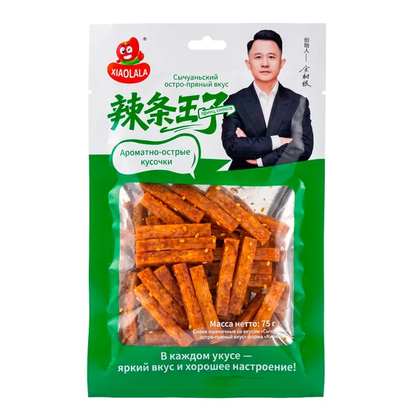 Соевое мясо, ароматно-острые кусочки, 75 г